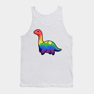 Rainbow Dinosaur, Dino, Pride, LGBTQ+ Tank Top